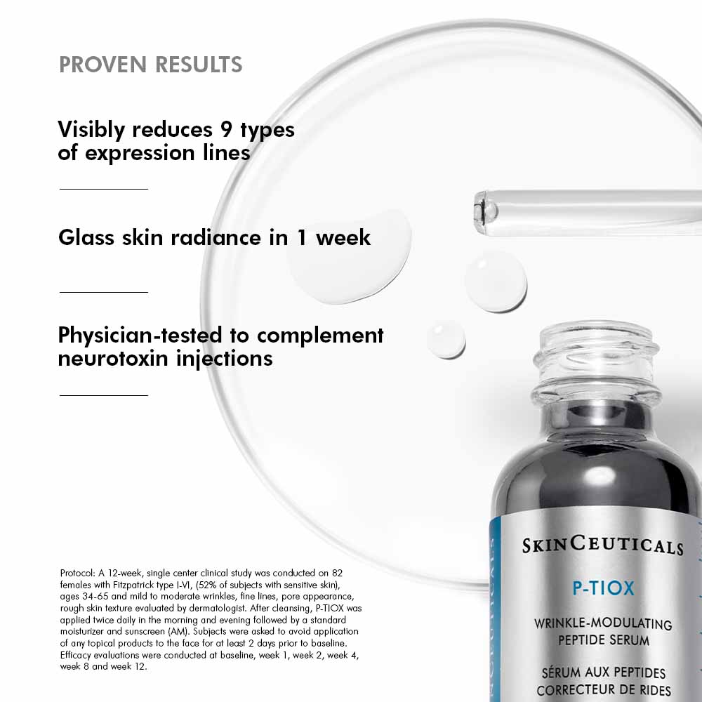 SkinCeuticals P-TIOX Anti-Wrinkle Peptide Serum 30ml - Image 10