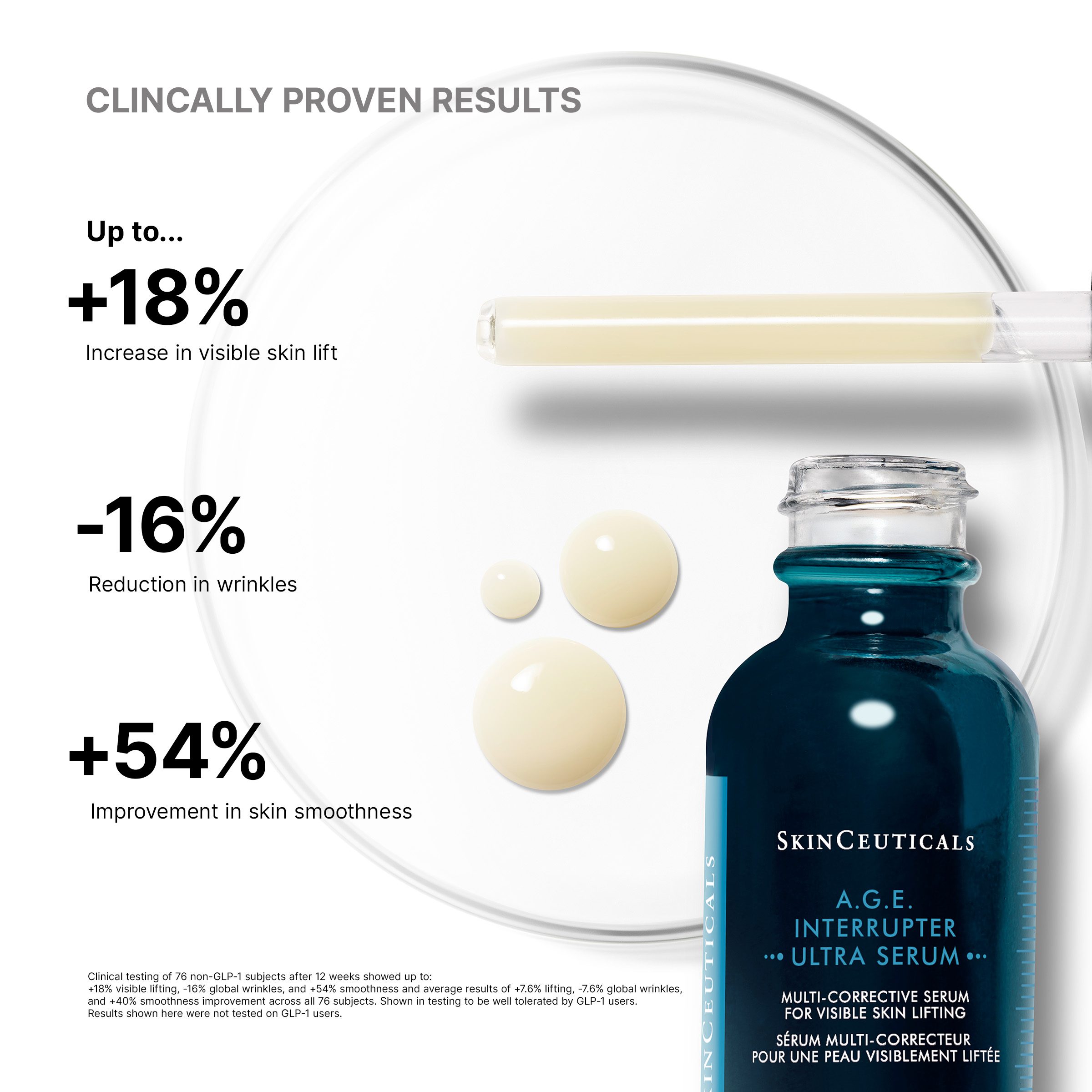 SkinCeuticals A.G.E Interrupter Ultra Skin Lifting & Tightening Serum 30ml - Image 9