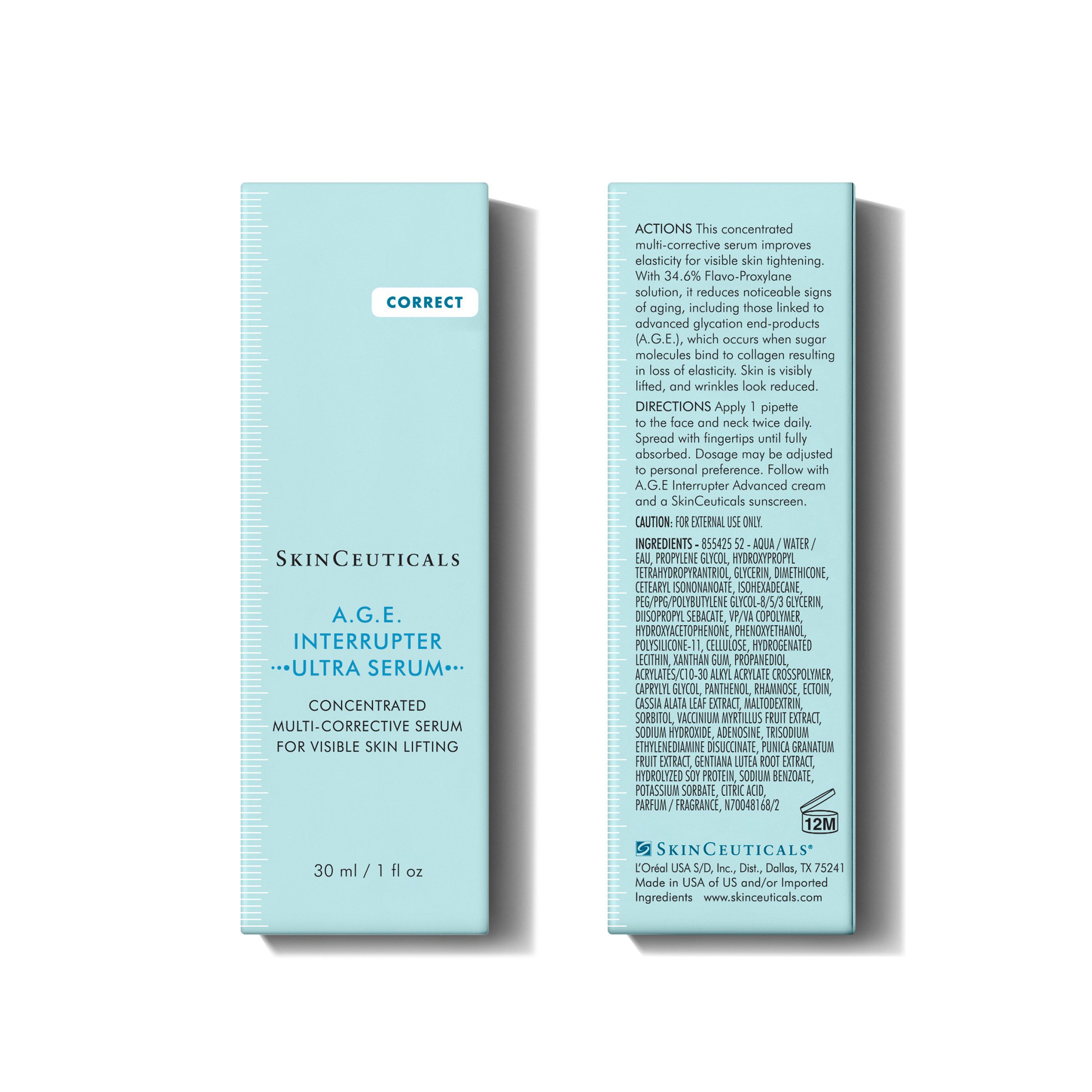 SkinCeuticals A.G.E Interrupter Ultra Skin Lifting & Tightening Serum 30ml - Image 11