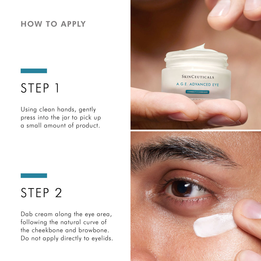 SkinCeuticals A.G.E. Advanced Eye Cream for Wrinkles & Dark Circles 15ml - Image 7