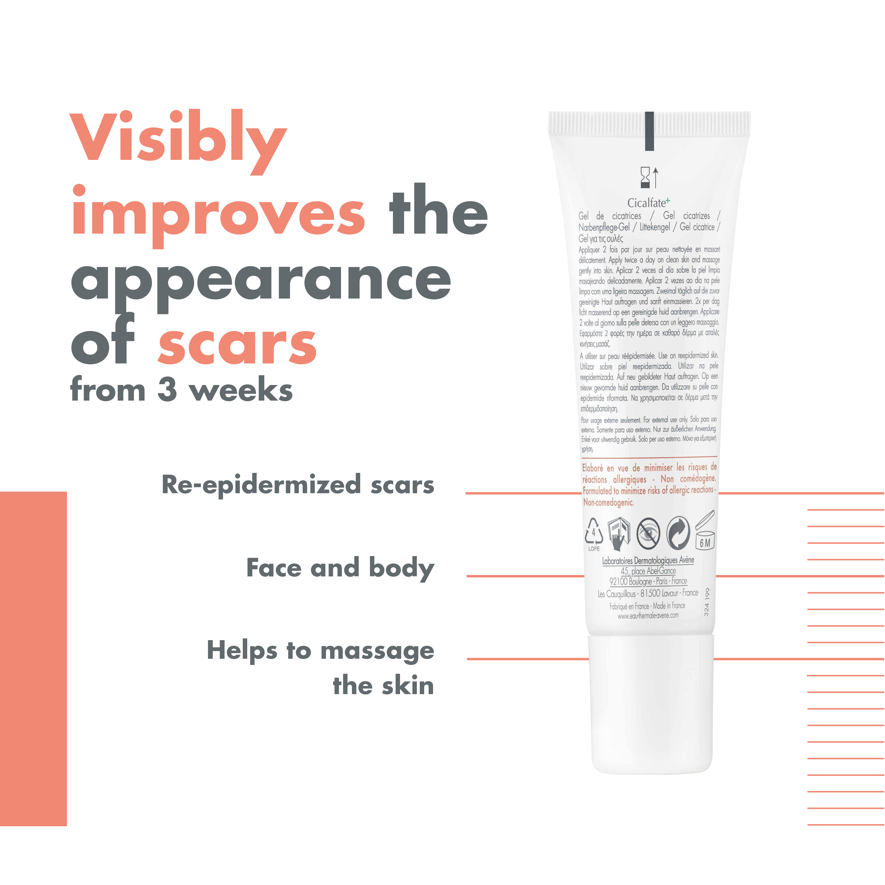 Eau Thermale Avène Scar Gel Cicalfate+ - Image 2