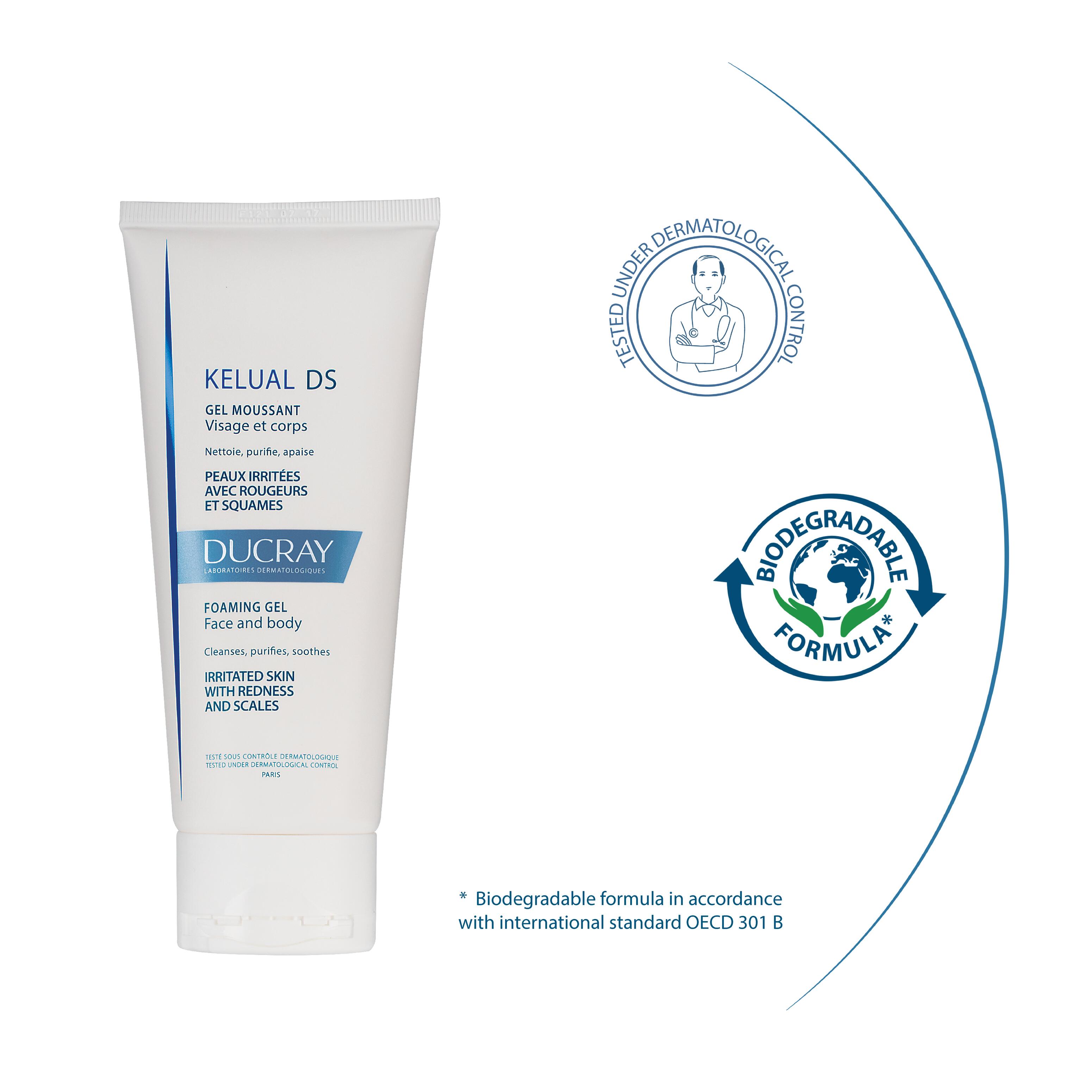 Ducray Foaming gel Cleansing face gel KELUAL DS - Image 3