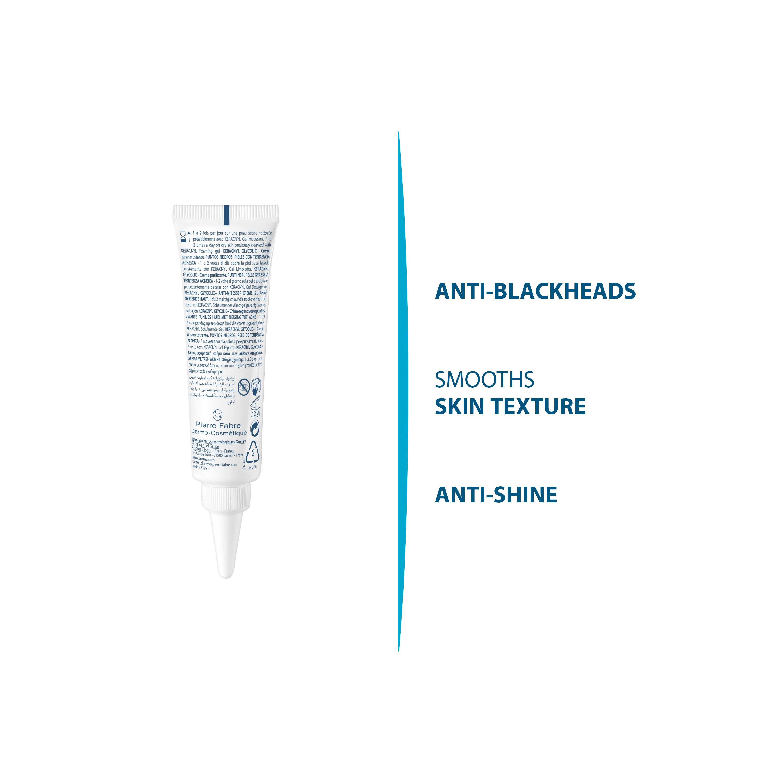 DUCRAY Unclogging smoothing care KERACNYL GLYCOLIC+