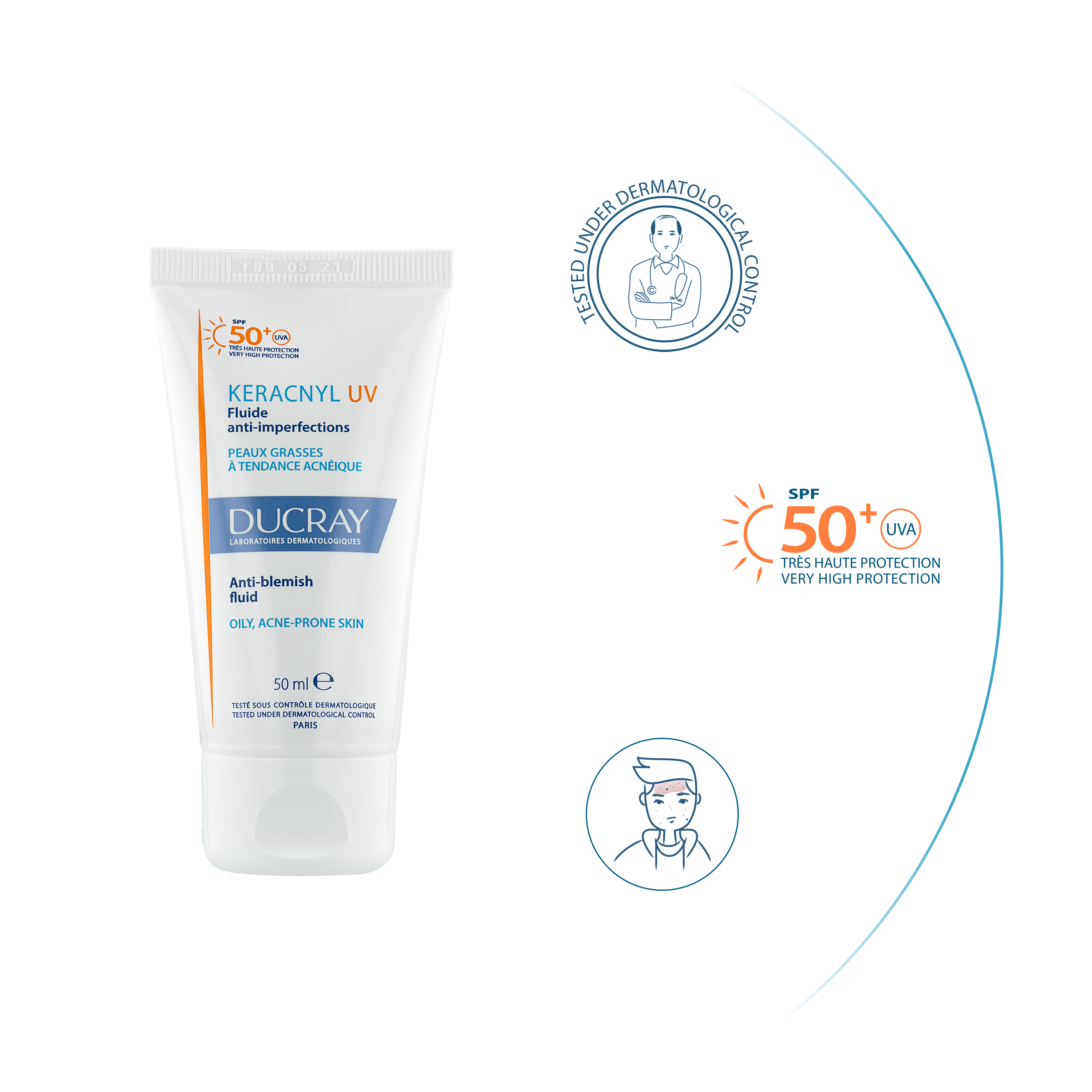 Ducray KERACNYL UV Anti-Blemish Fluid