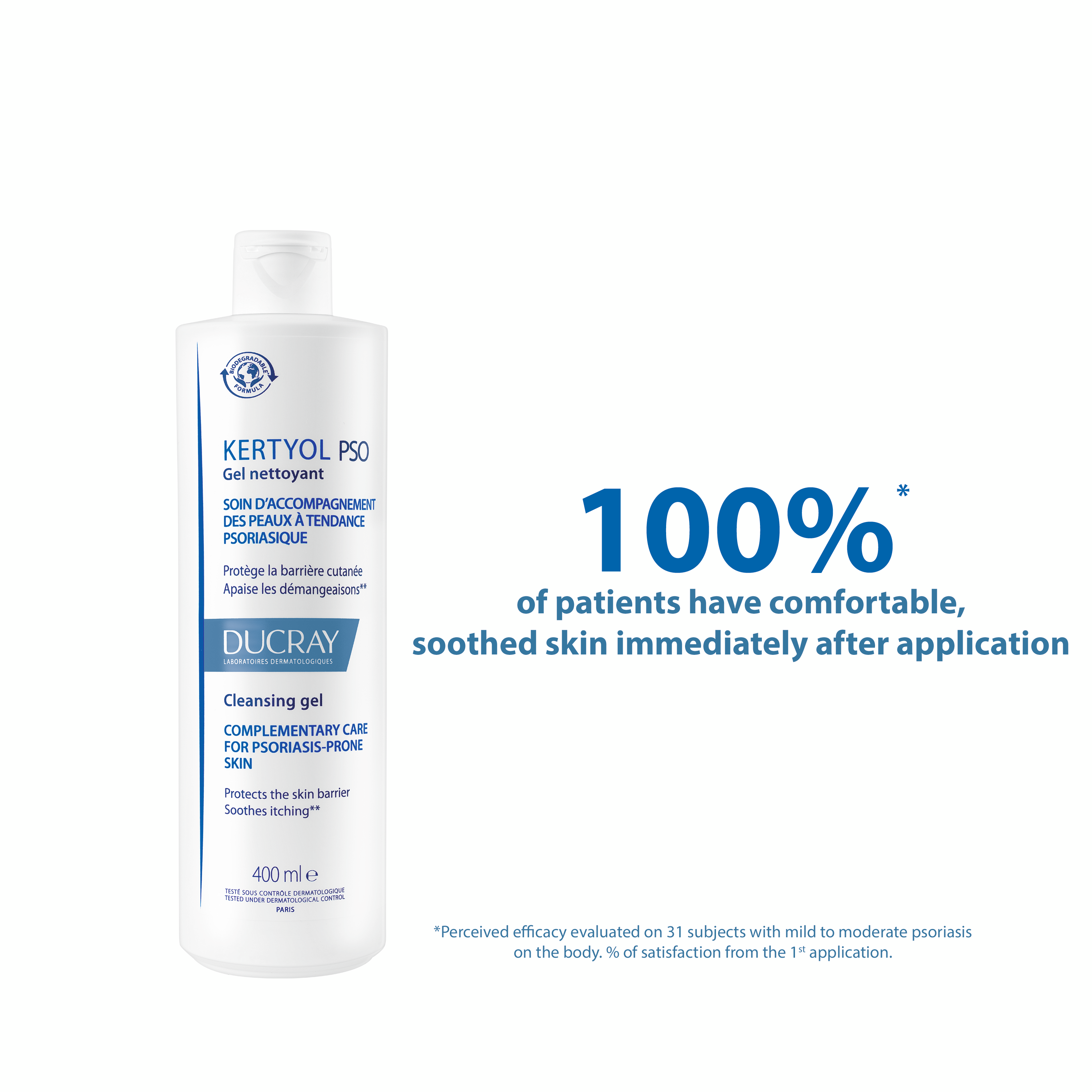 Ducray Ultra-rich cleansing gel KERTYOL P.S.O. - Image 2
