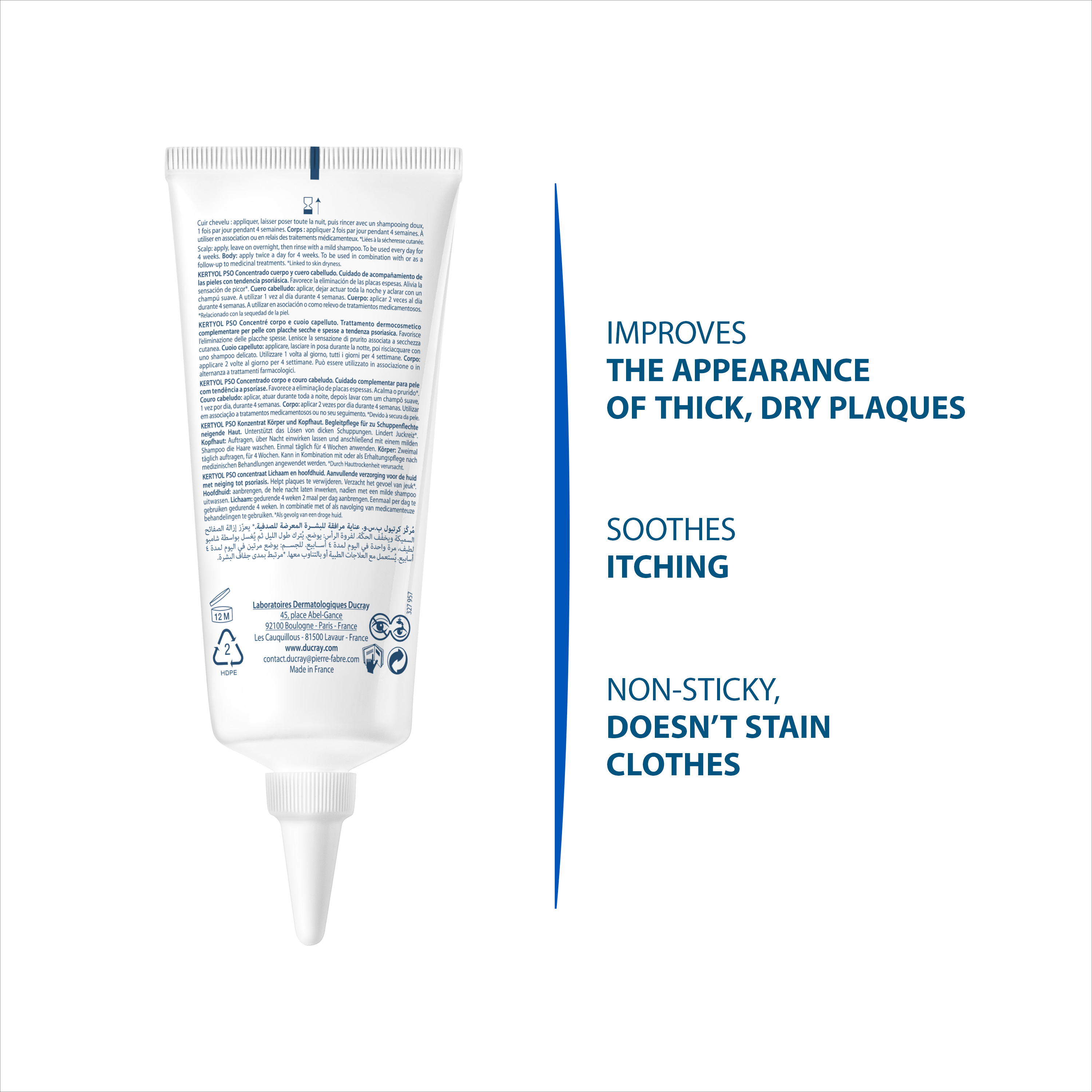 Ducray Concentrate local use Anti-Itch cream KERTYOL P.S.O.